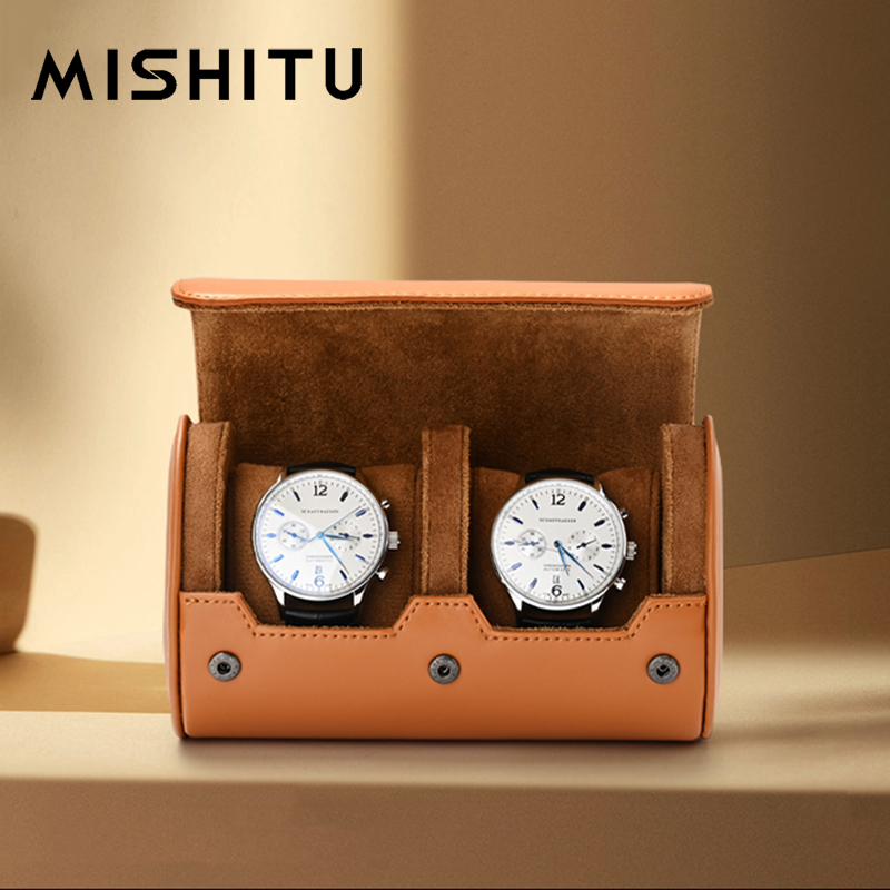 Men'S Accessories Rack - MISHITU 1/2/3-Slot Watch Storage Roll Travel
