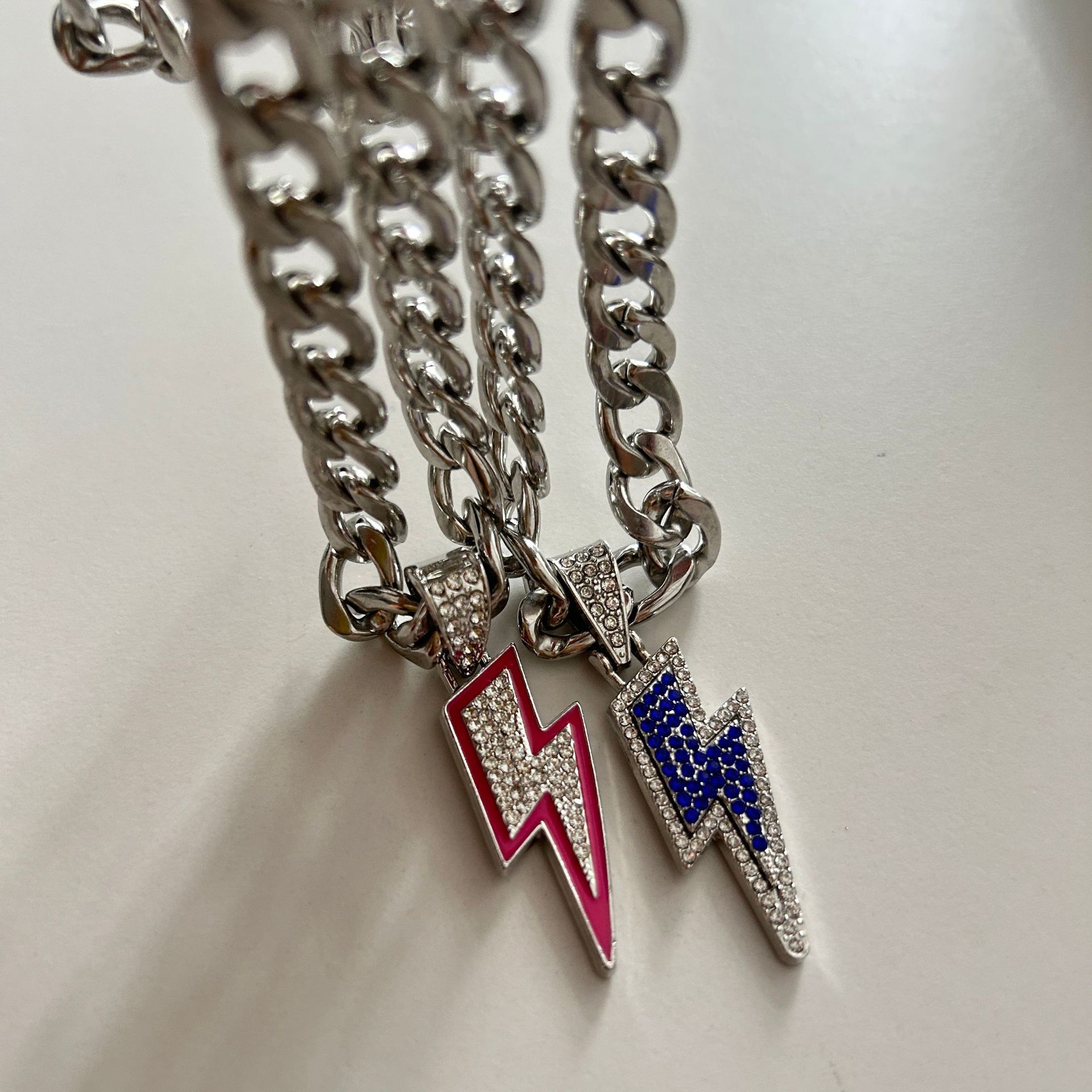 Men'S Accessories Instagram - Europejski i amerykański hip-hopowy naszyjnik z