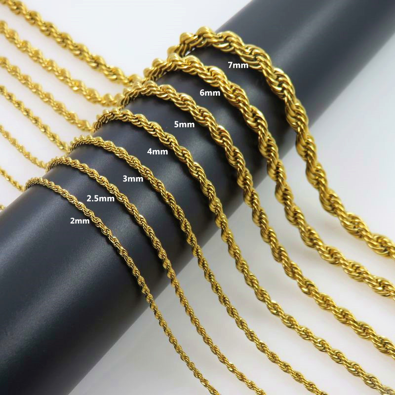 Lina kręcona ze stali nierdzew – Men Accessories Neck Chain recenzja i cena