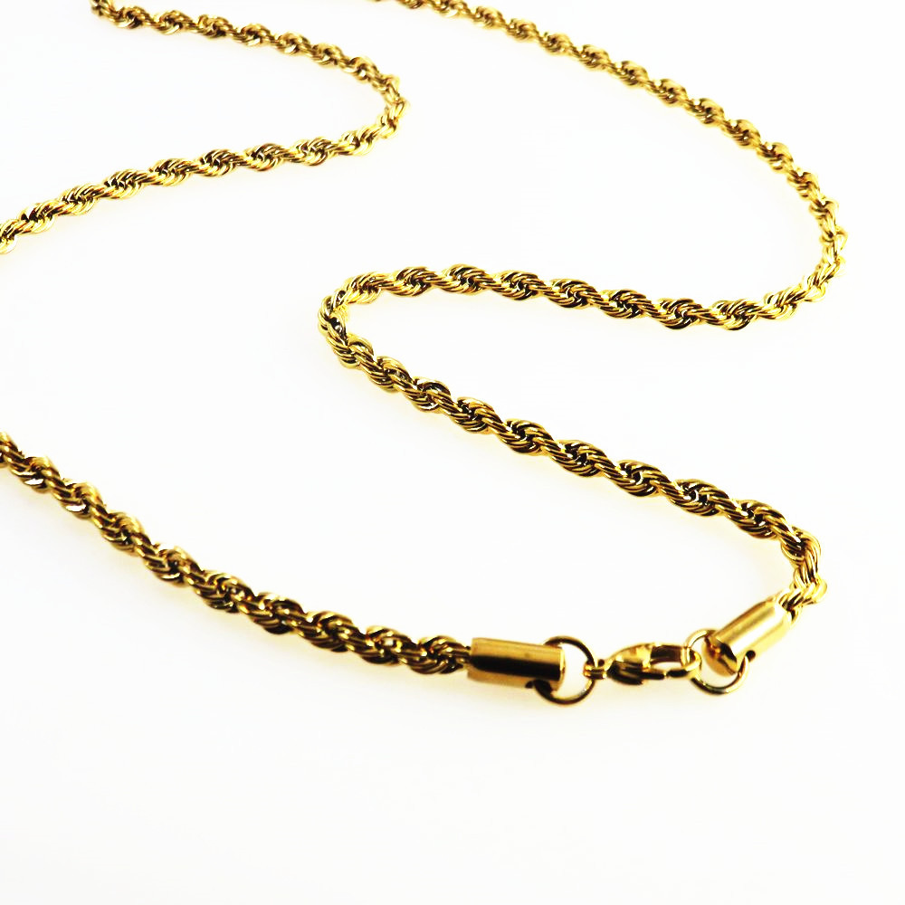 Lina kręcona ze stali nierdzew – Men Accessories Neck Chain recenzja i cena