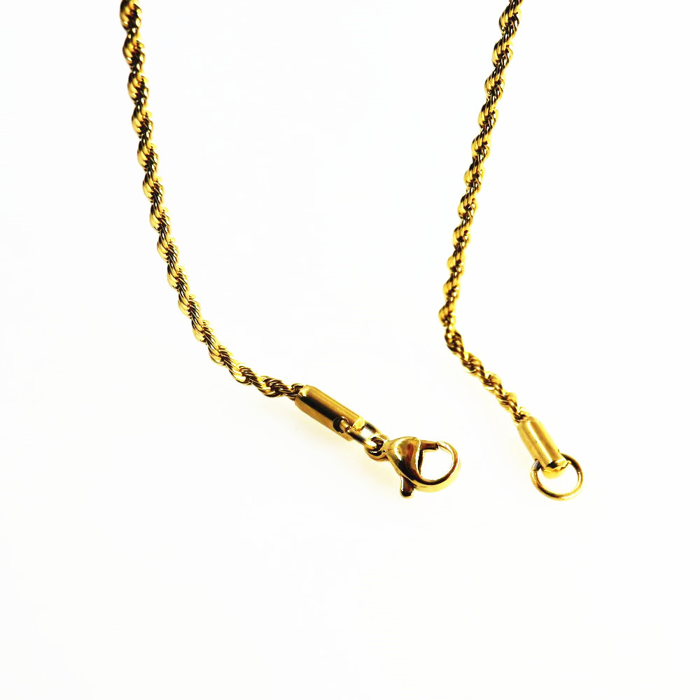Lina kręcona ze stali nierdzew – Men Accessories Neck Chain recenzja i cena