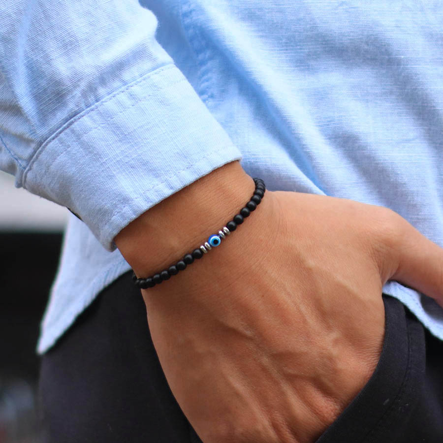 Klasyczna Bransoletka Męska z  – Men Accessories Evil Eye recenzja i cena