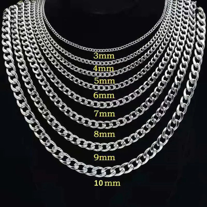 Srebrny naszyjnik męski z płas – Men Accessories Neck Chain recenzja i cena