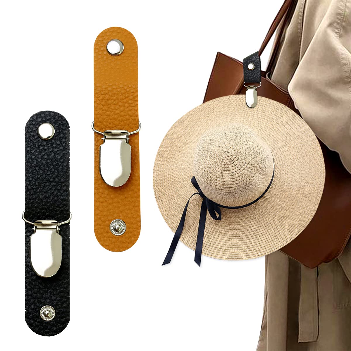 Klips do kapelusza ze skóry PU – Men Accessories For Beach recenzja i cena