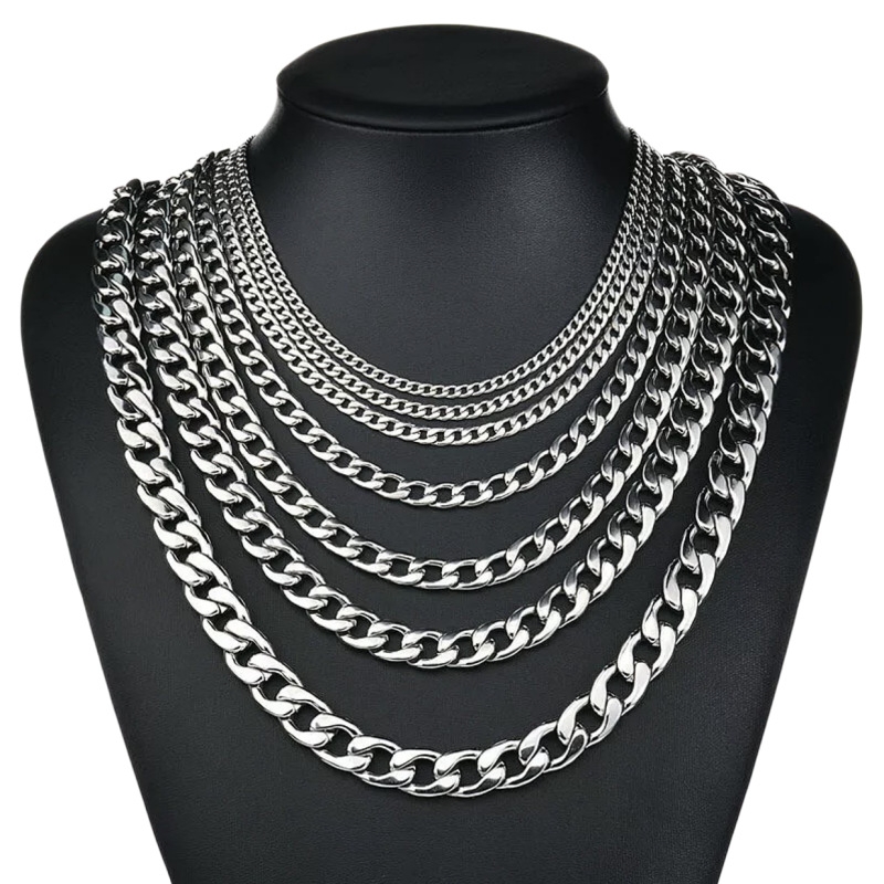 Naszyjnik męski z łańcuszkiem  – Men Accessories Neck Chain recenzja i cena